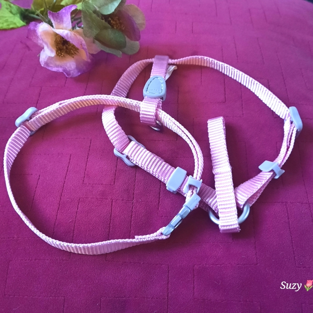 🎀 Pink Adjustable Cat 🐈‍⬛ Harness
